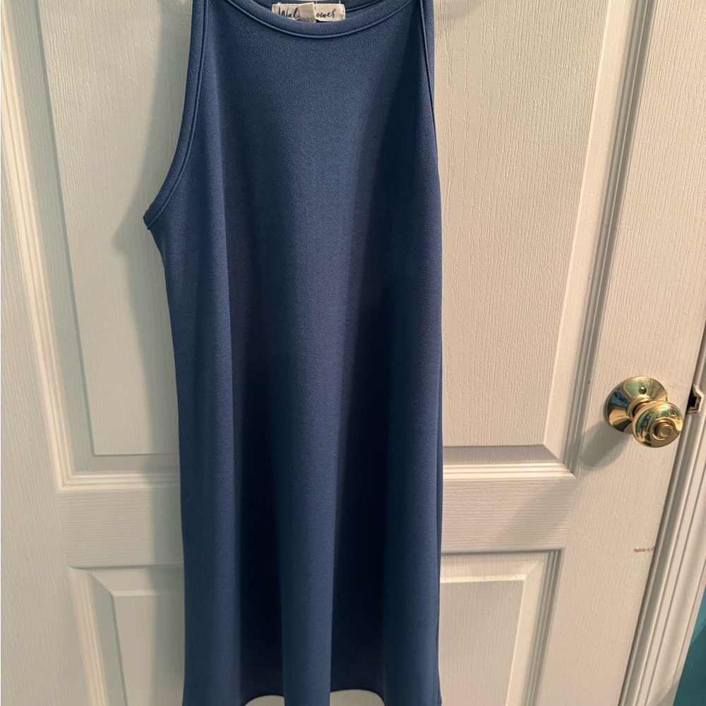 Blue Sleeveless Dress